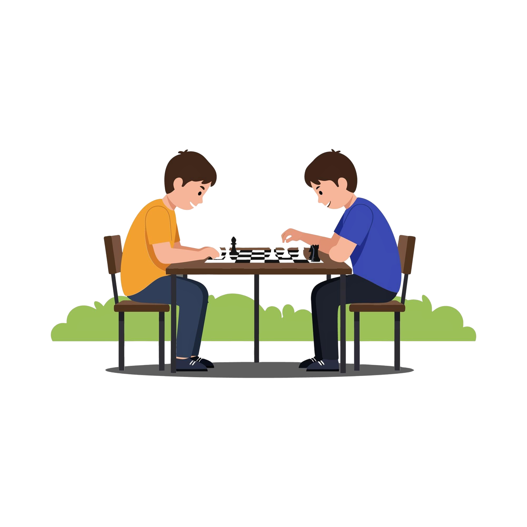 Advanced chess program illustration